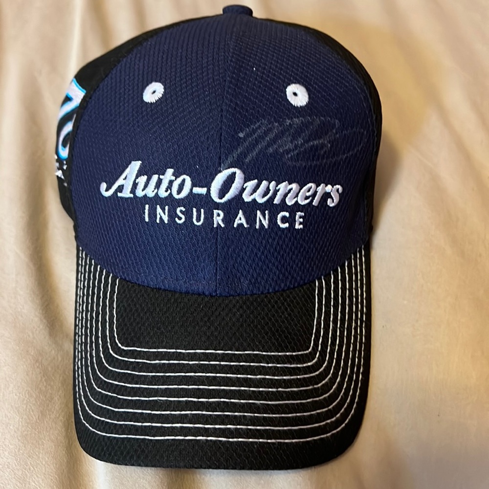 Martin Truex Jr. Autographed Auto Owners insurance NASCAR hat